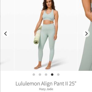 Lululemon Align II 25”